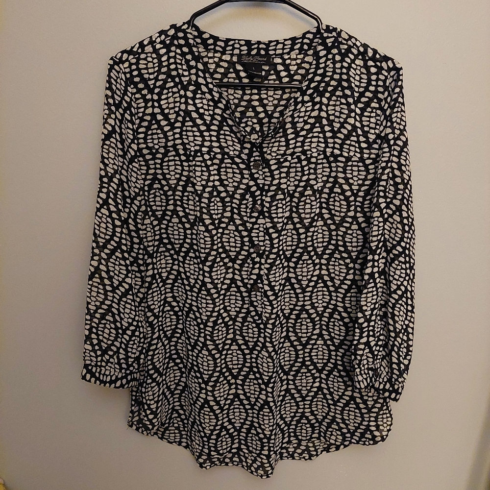 Lucky Brand Blouse Sz L